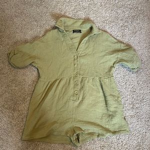 Urban Outfitters Green Romper size medium